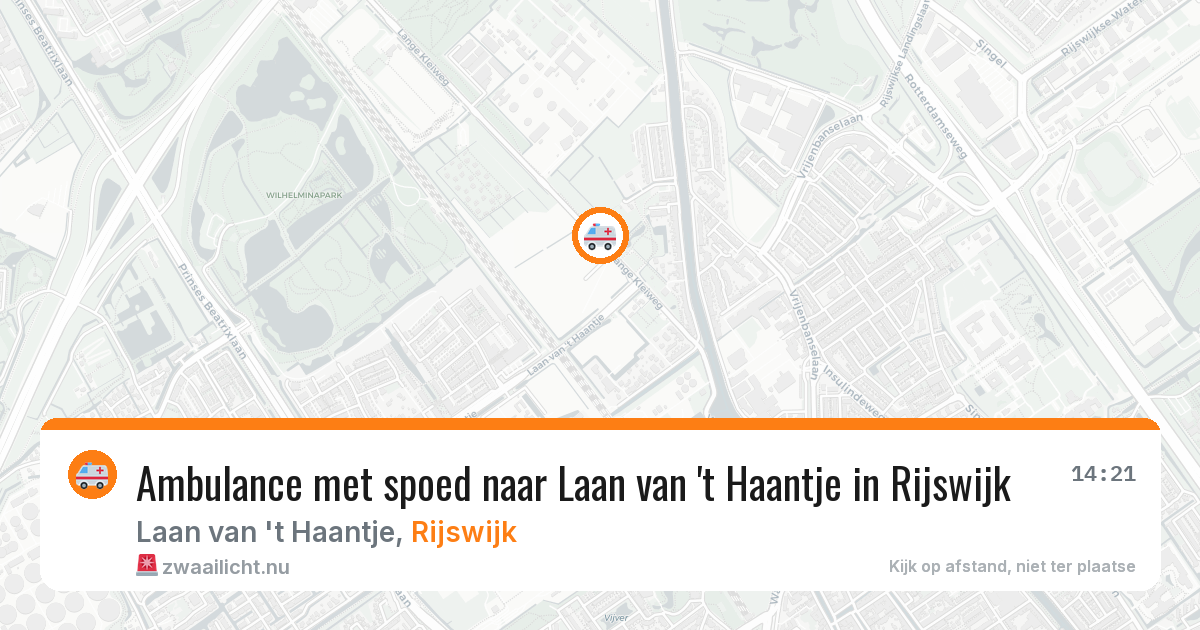 Ambulance met spoed naar Laan van 't Haantje in Rijswijk — 23 jan 2026