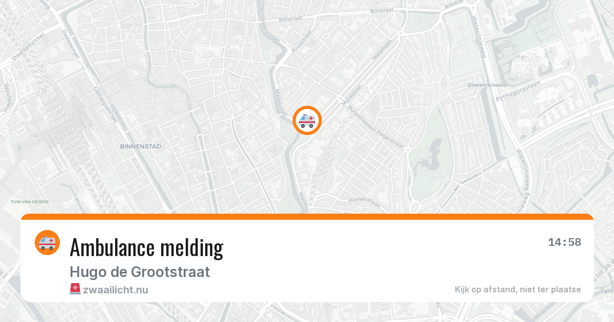 Ambulance melding — 24 mei 2026