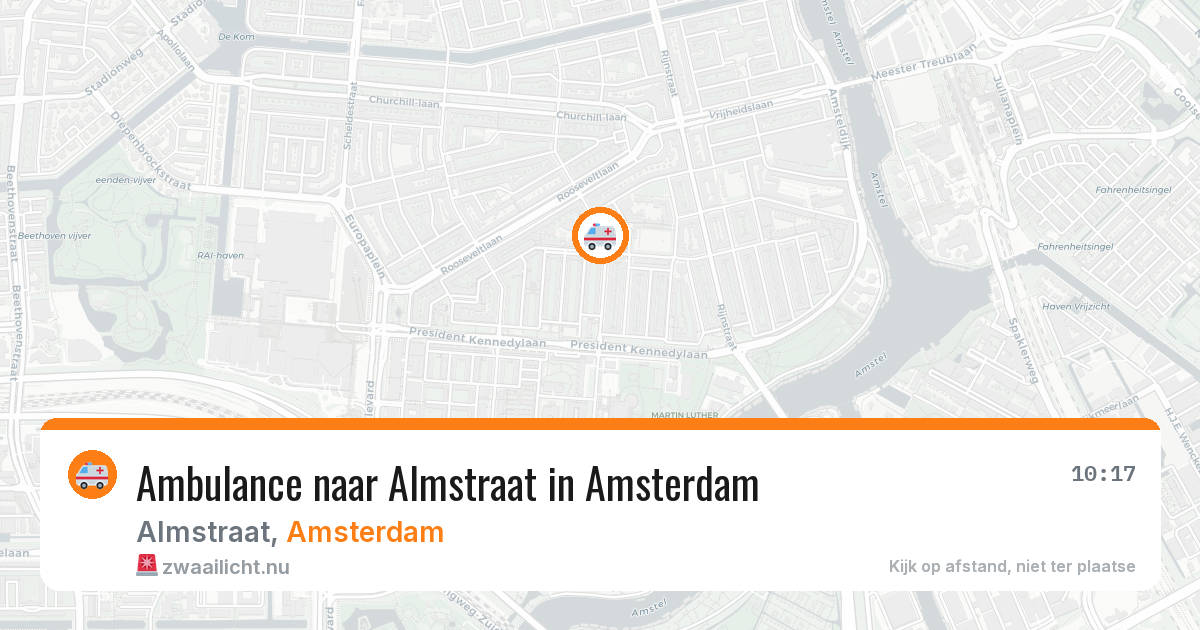 Ambulance naar Almstraat in Amsterdam — 12 mei 2026