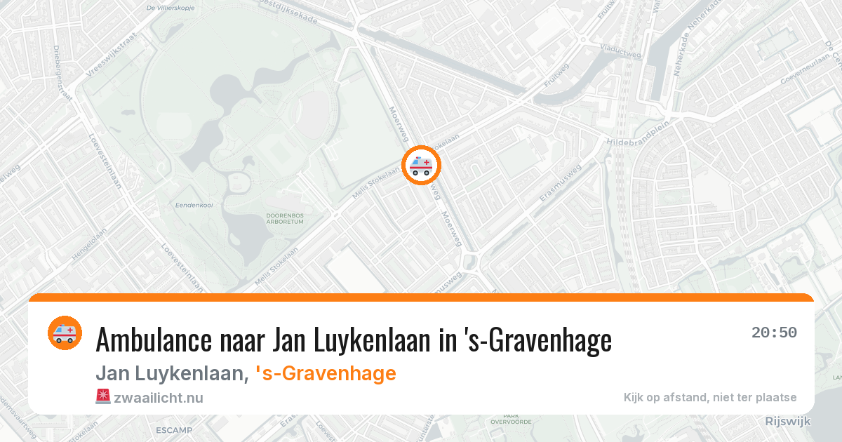 Ambulance naar Jan Luykenlaan in 's-Gravenhage — 21 jul 2026