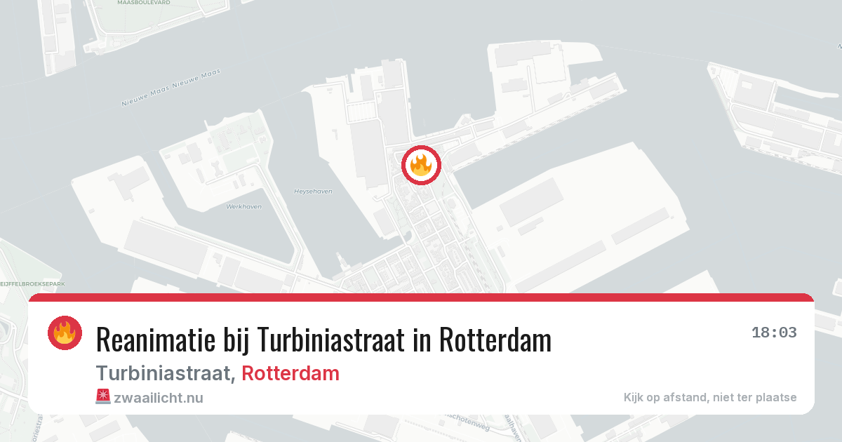 Reanimatie bij Turbiniastraat in Rotterdam — 11 jul 2026