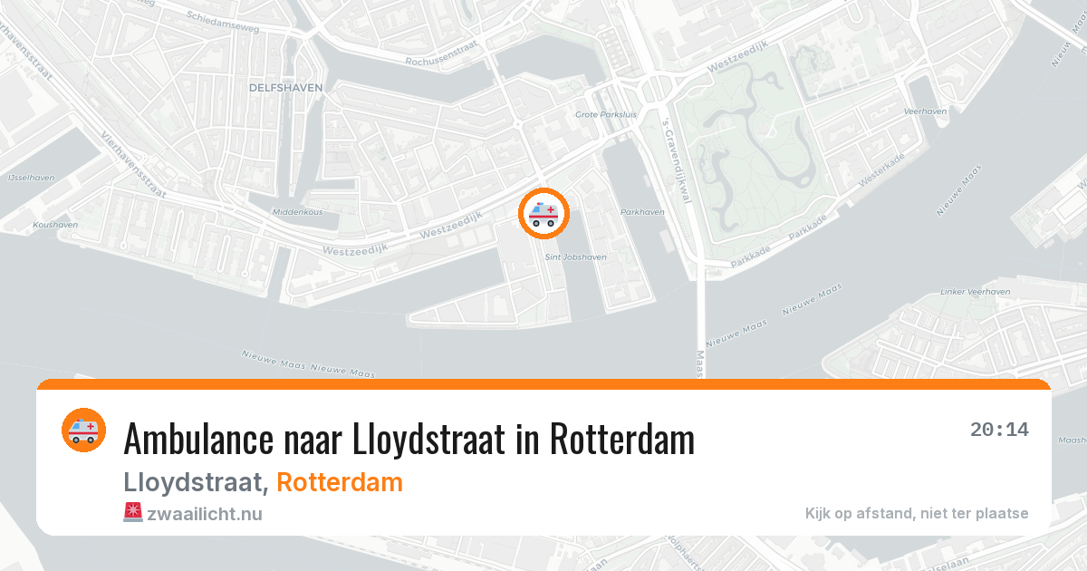 Ambulance naar Lloydstraat in Rotterdam — 31 mei 2026