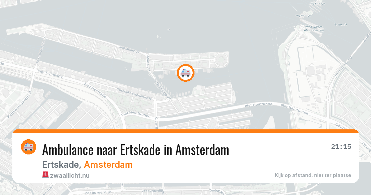 Ambulance naar Ertskade in Amsterdam — 24 mei 2026
