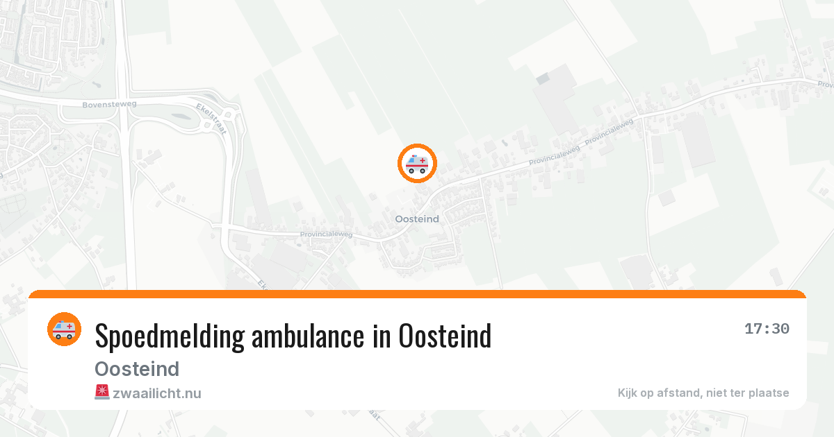 Spoedmelding ambulance in Oosteind — 18 jul 2026
