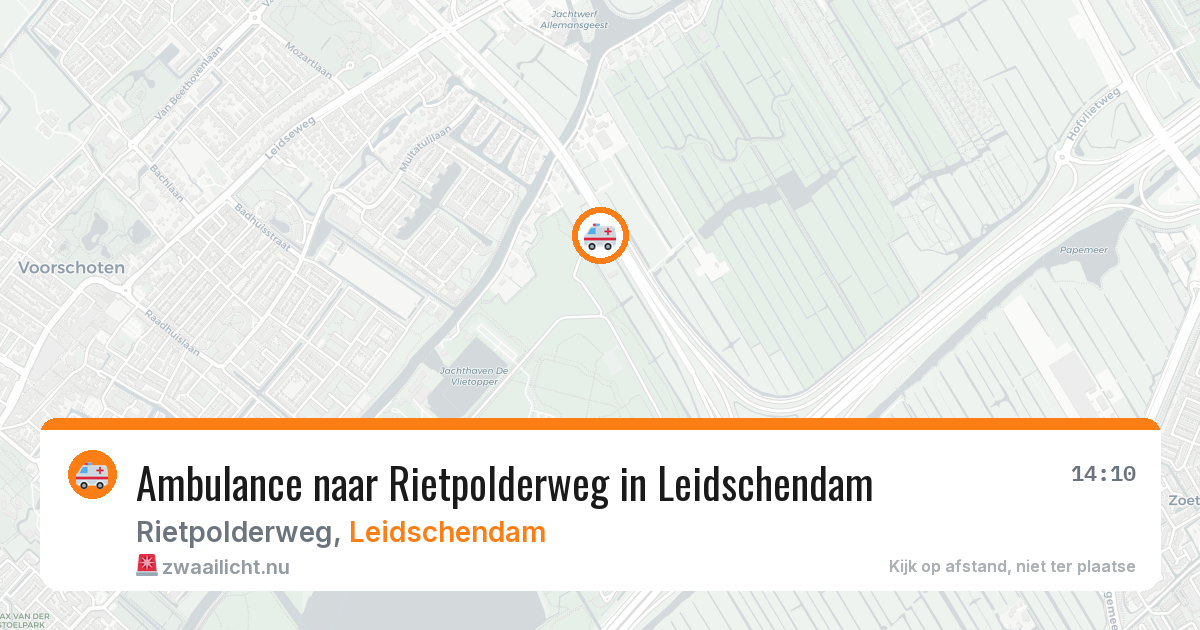 Ambulance naar Rietpolderweg in Leidschendam — 12 jul 2026