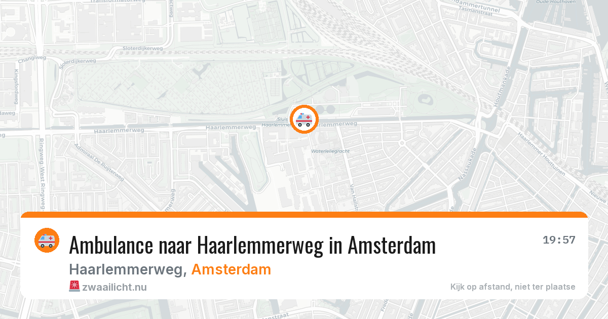 Ambulance naar Haarlemmerweg in Amsterdam — 24 jul 2026