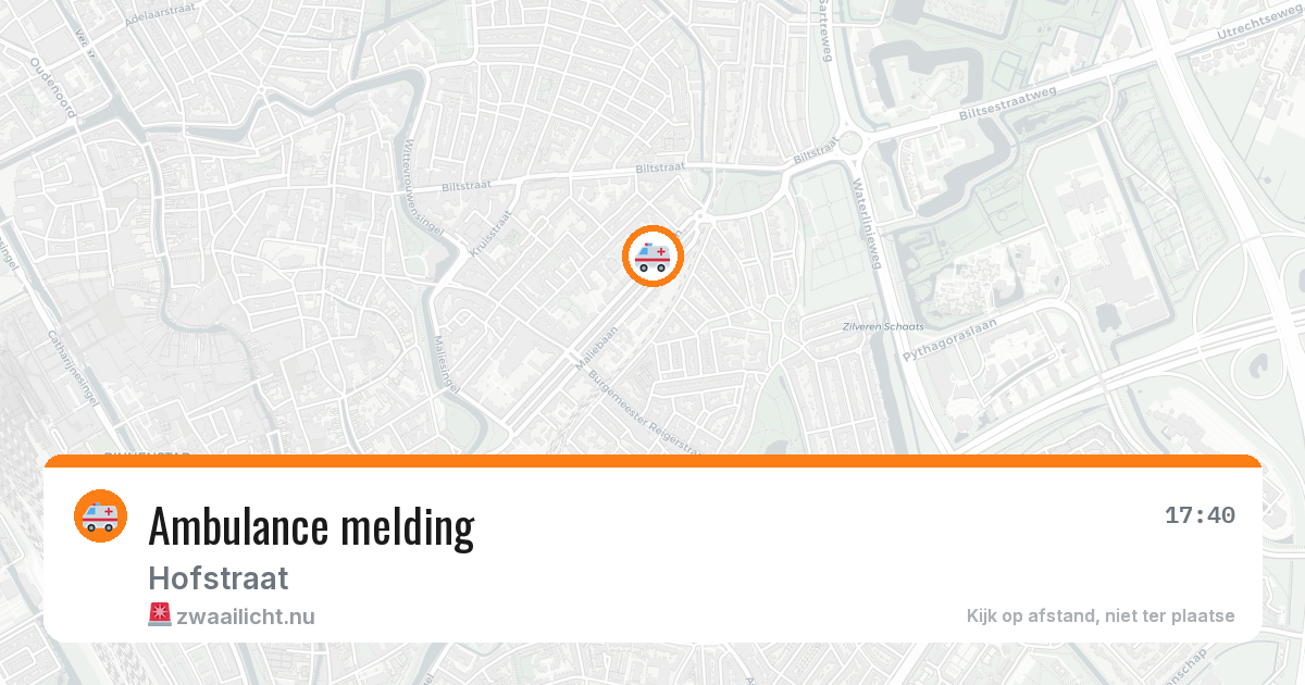 Ambulance melding — 7 mei 2026
