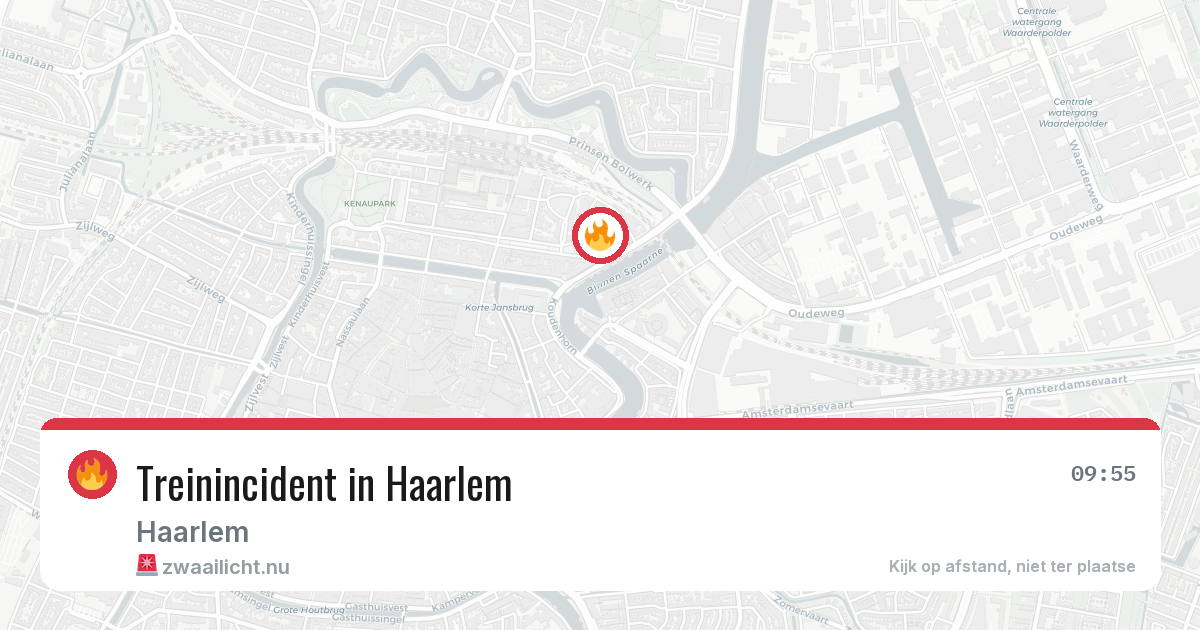 Treinincident in Haarlem — 17 jul 2026