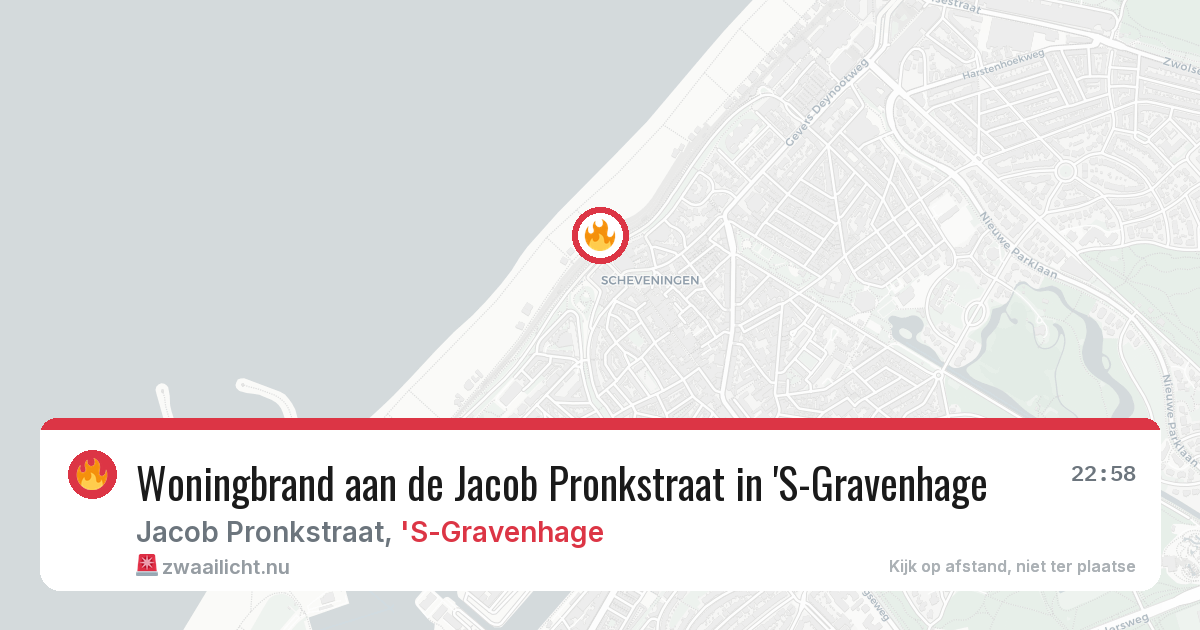 Woningbrand aan de Jacob Pronkstraat in 'S-Gravenhage — 5 jun 2026
