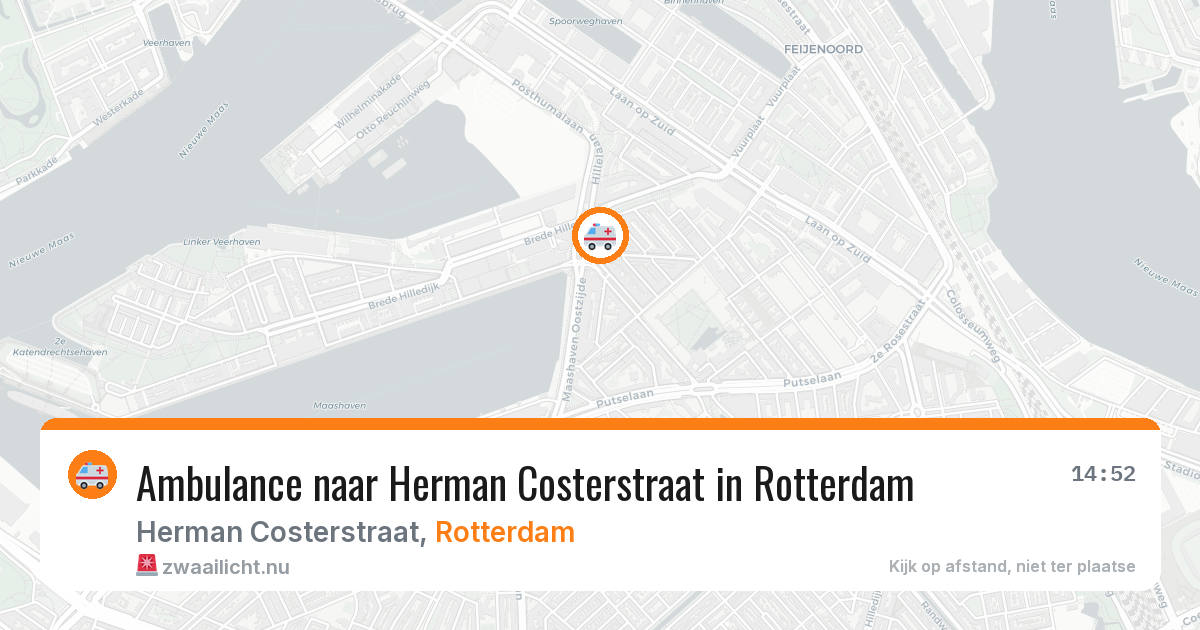Ambulance naar Herman Costerstraat in Rotterdam — 7 apr 2026