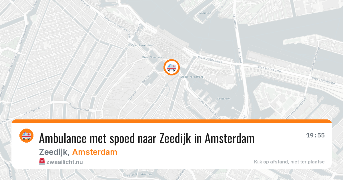Ambulance met spoed naar Zeedijk in Amsterdam — 2 apr 2026