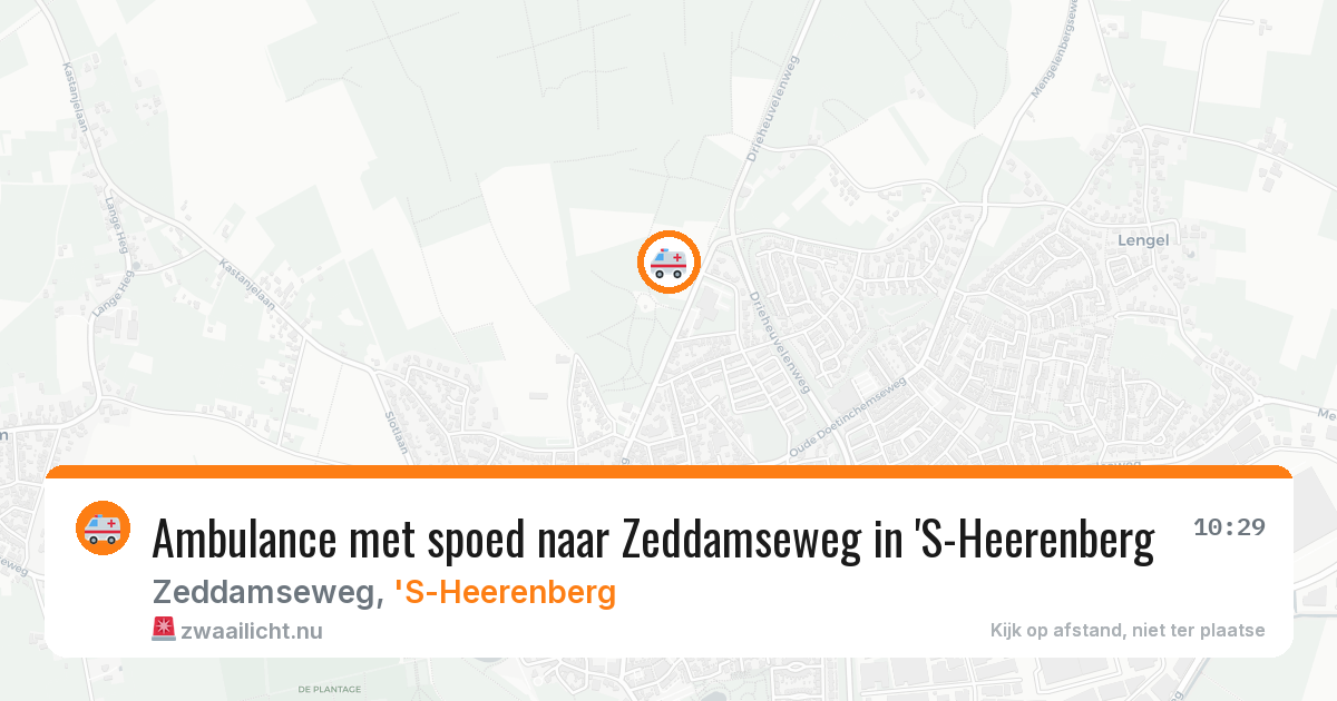 Ambulance met spoed naar Zeddamseweg in 'S-Heerenberg — 17 mrt 2026