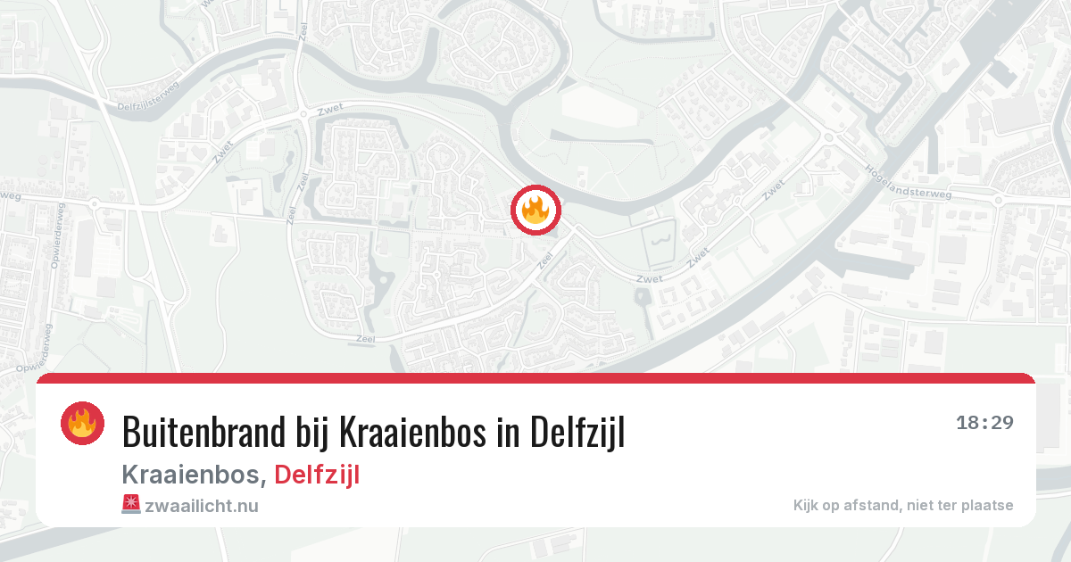 Buitenbrand bij Kraaienbos in Delfzijl — 16 jul 2026