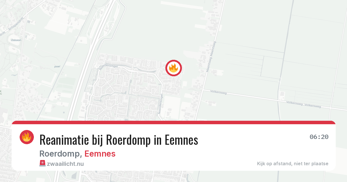 Reanimatie bij Roerdomp in Eemnes — 12 apr 2026