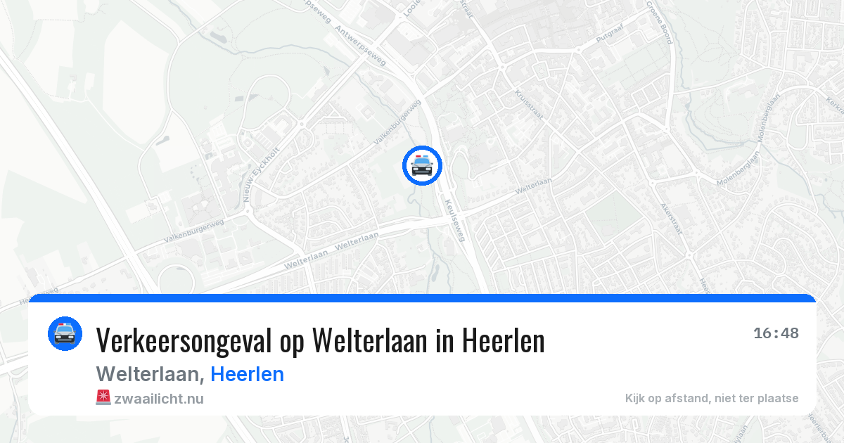 Verkeersongeval op Welterlaan in Heerlen — 18 apr 2026