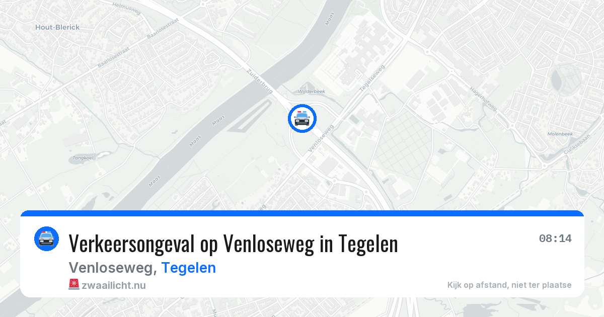 Verkeersongeval op Venloseweg in Tegelen — 21 jan 2026