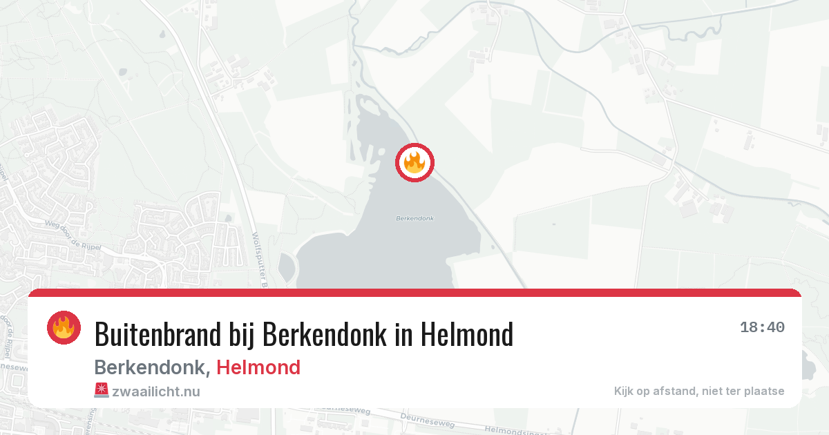 Buitenbrand bij Berkendonk in Helmond — 23 mei 2026