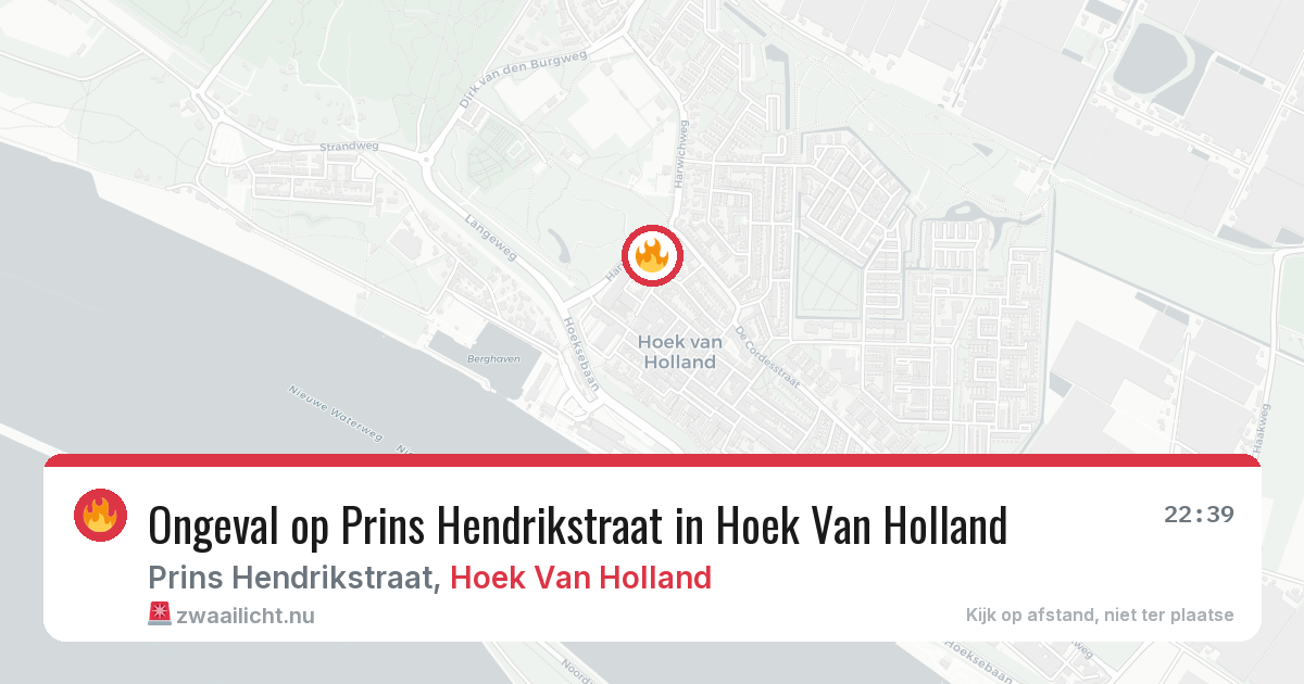 Ongeval op Prins Hendrikstraat in Hoek Van Holland — 5 jun 2026