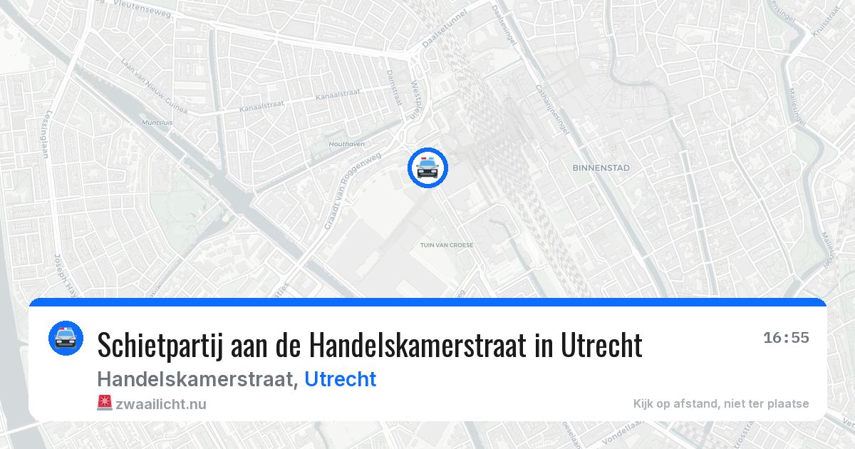 Schietpartij aan de Handelskamerstraat in Utrecht — 15 mrt 2026