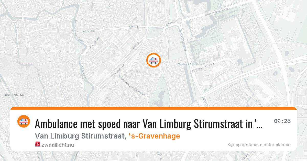 Ambulance met spoed naar Van Limburg Stirumstraat in 's-Gravenhage — 4 feb 2026
