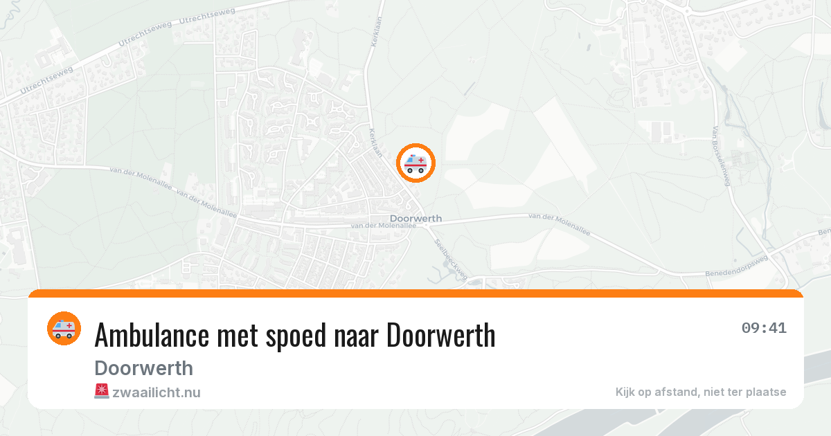 Ambulance met spoed naar Doorwerth — 27 feb 2026 | 🚨 Zwaailicht.nu