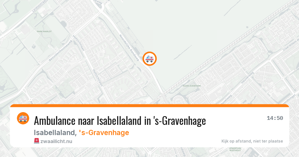 Ambulance naar Isabellaland in 's-Gravenhage — 23 jul 2026