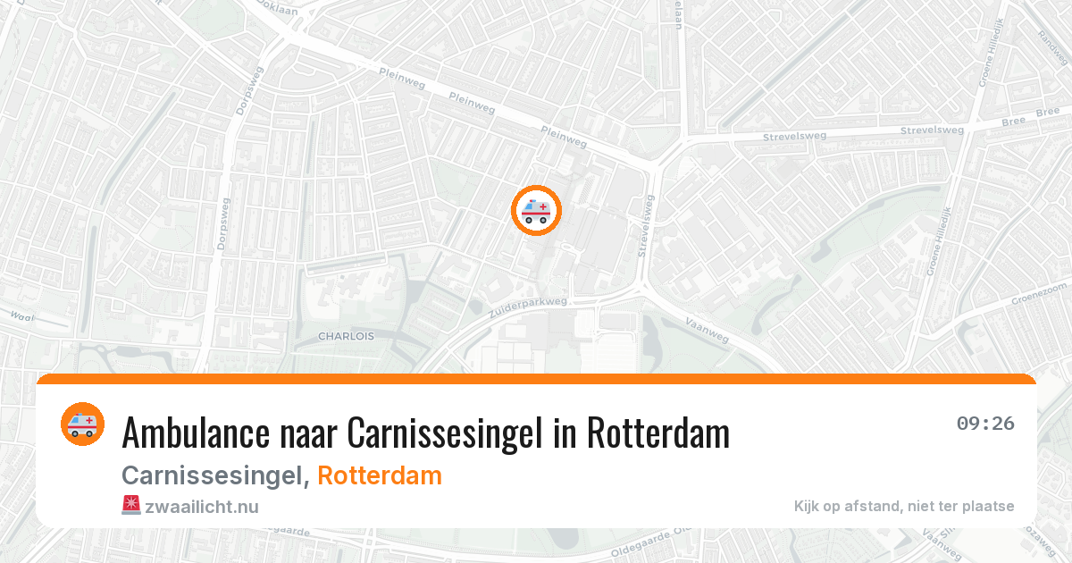 Ambulance naar Carnissesingel in Rotterdam — 15 jul 2026