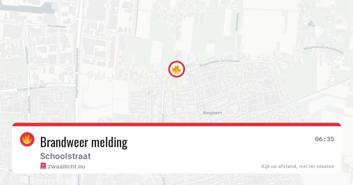 Brandweer melding — 11 apr 2026