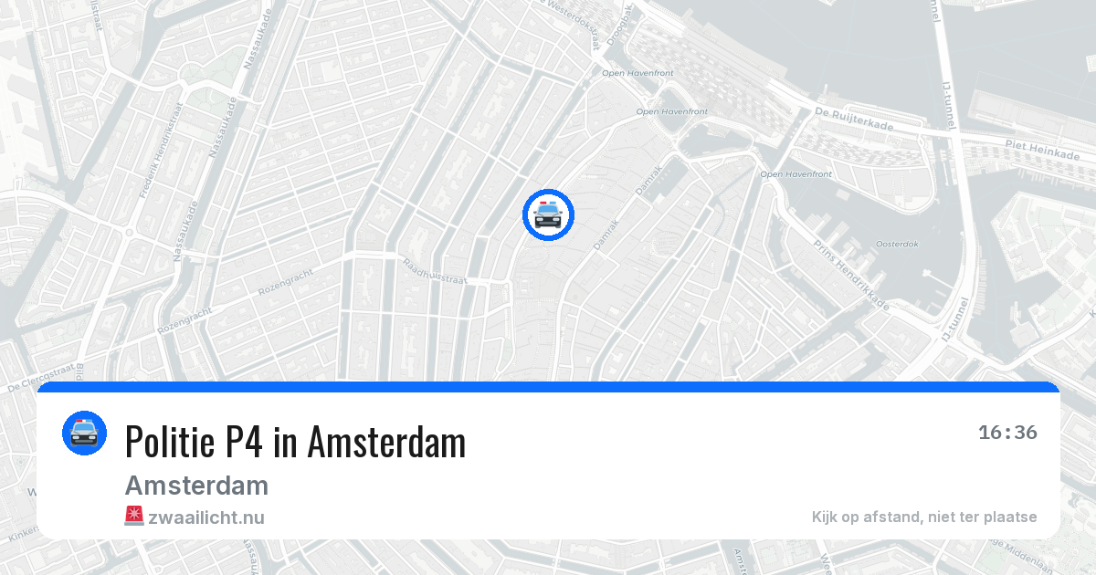 Politie P4 in Amsterdam — 31 mei 2026 | 🚨 Zwaailicht.nu