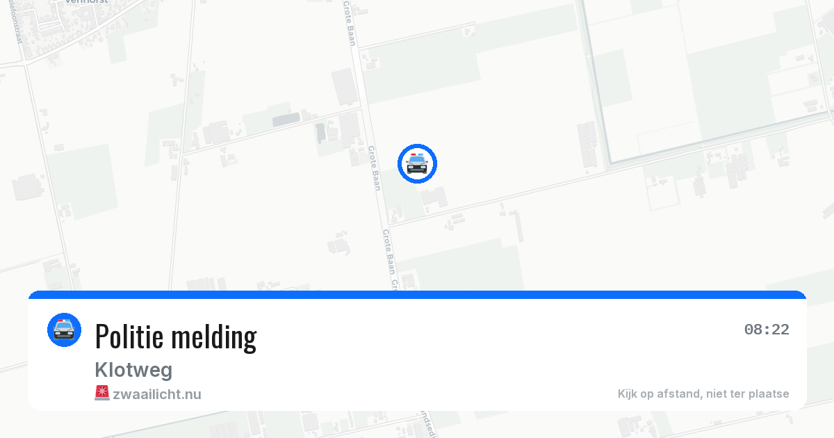 Politie melding — 9 apr 2026