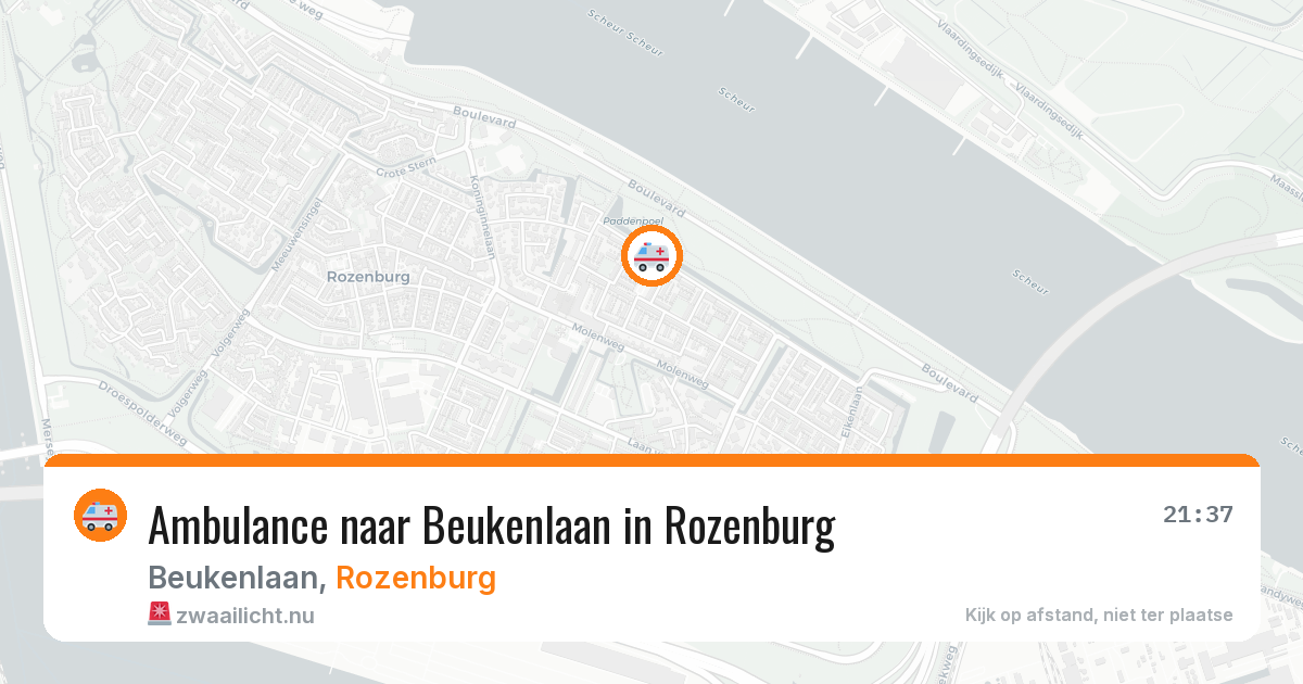 Ambulance naar Beukenlaan in Rozenburg — 22 jul 2026