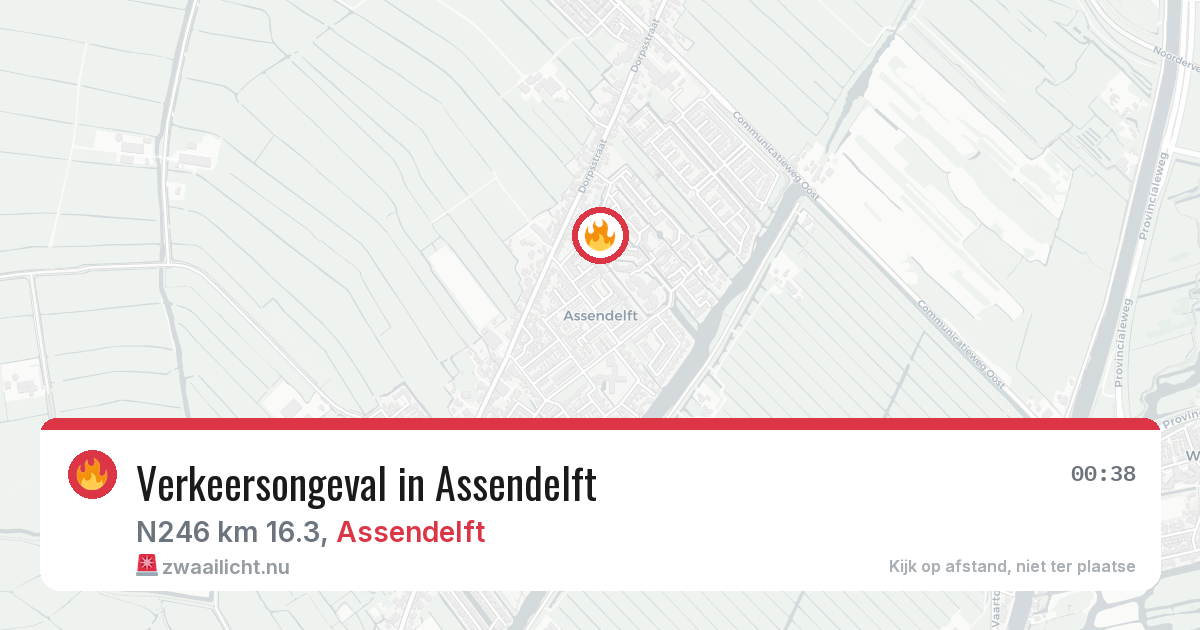 Verkeersongeval in Assendelft — 4 jun 2026