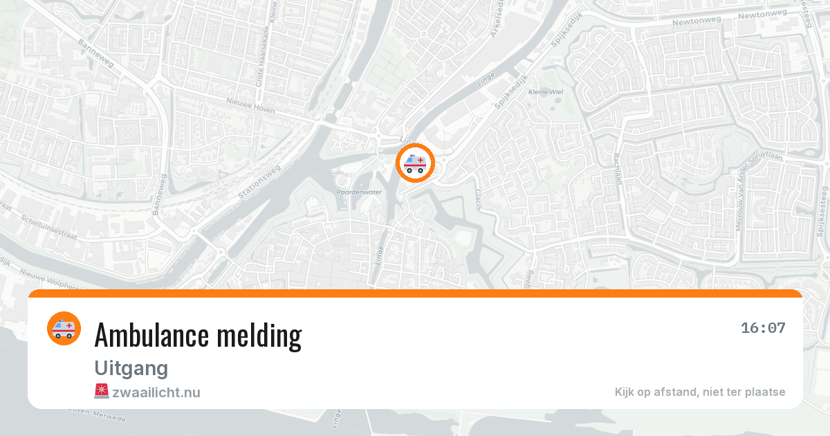 Ambulance melding — 30 mrt 2026
