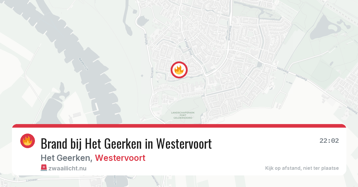 Brand bij Het Geerken in Westervoort — 26 apr 2026
