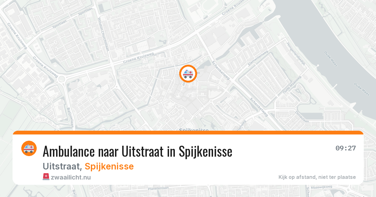 Ambulance naar Uitstraat in Spijkenisse — 4 jun 2026