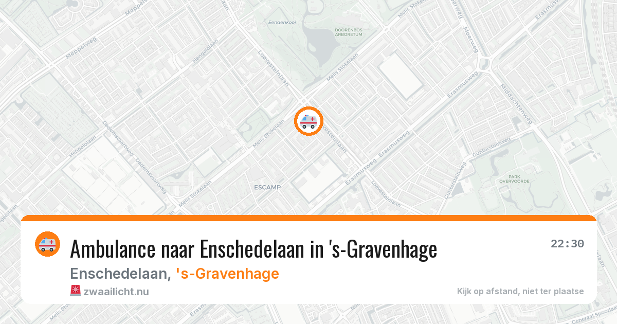 Ambulance naar Enschedelaan in 's-Gravenhage — 21 mei 2026