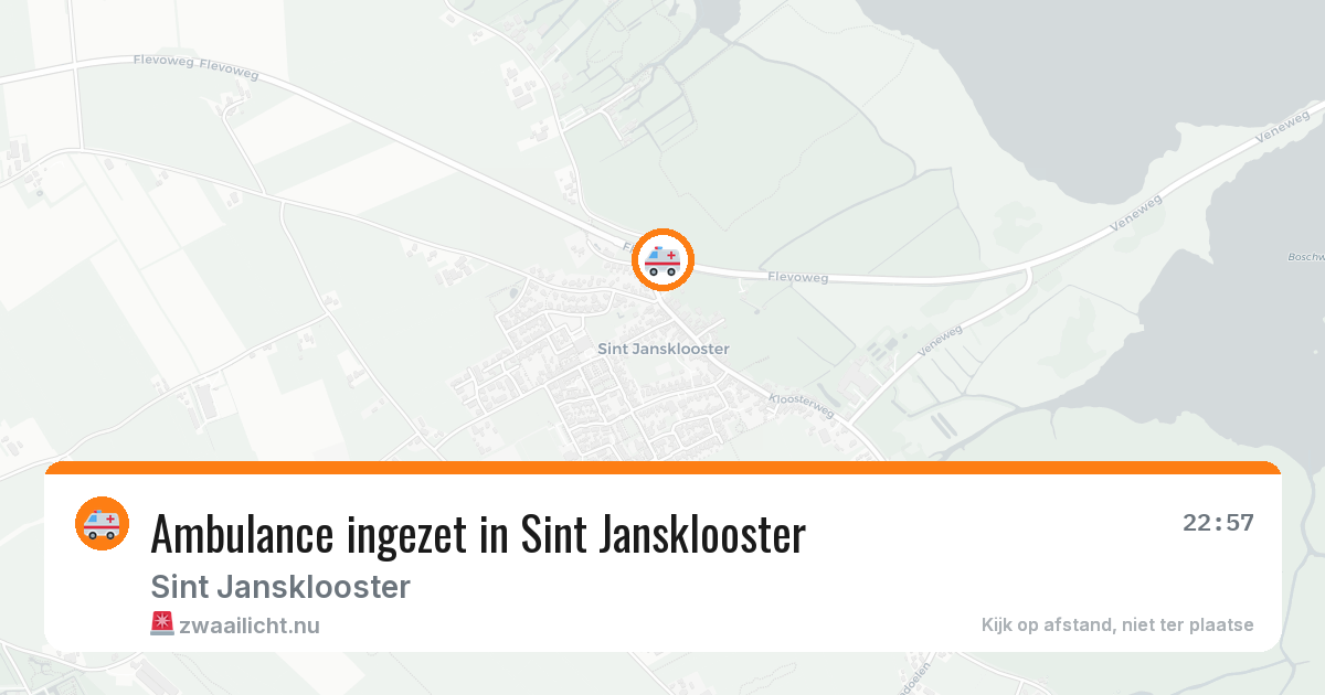 Ambulance ingezet in Sint Jansklooster — 14 apr 2026