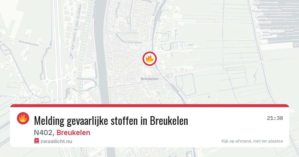 Melding gevaarlijke stoffen in Breukelen — 23 mrt 2026