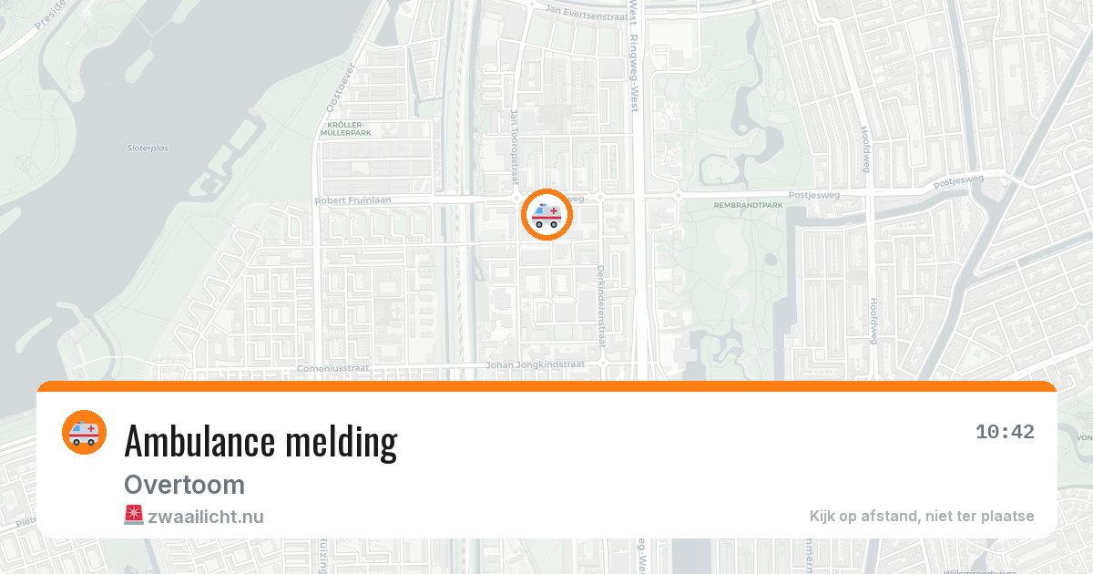 Ambulance melding — 5 jun 2026