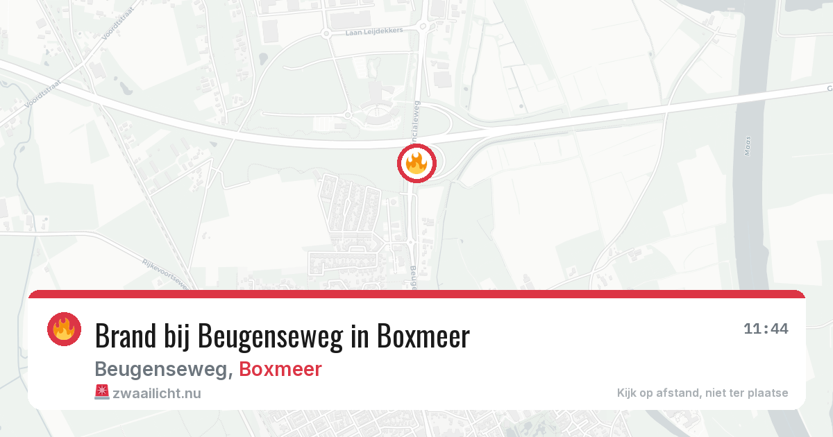 Brand bij Beugenseweg in Boxmeer — 7 apr 2026