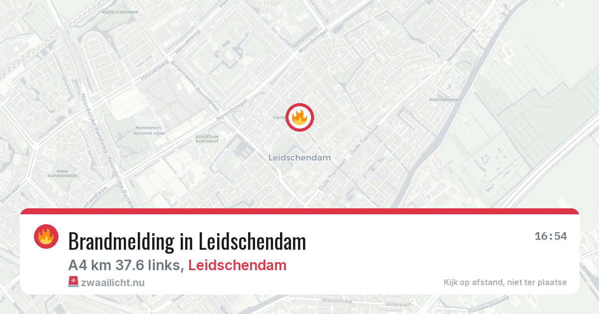 Brandmelding in Leidschendam — 7 mei 2026