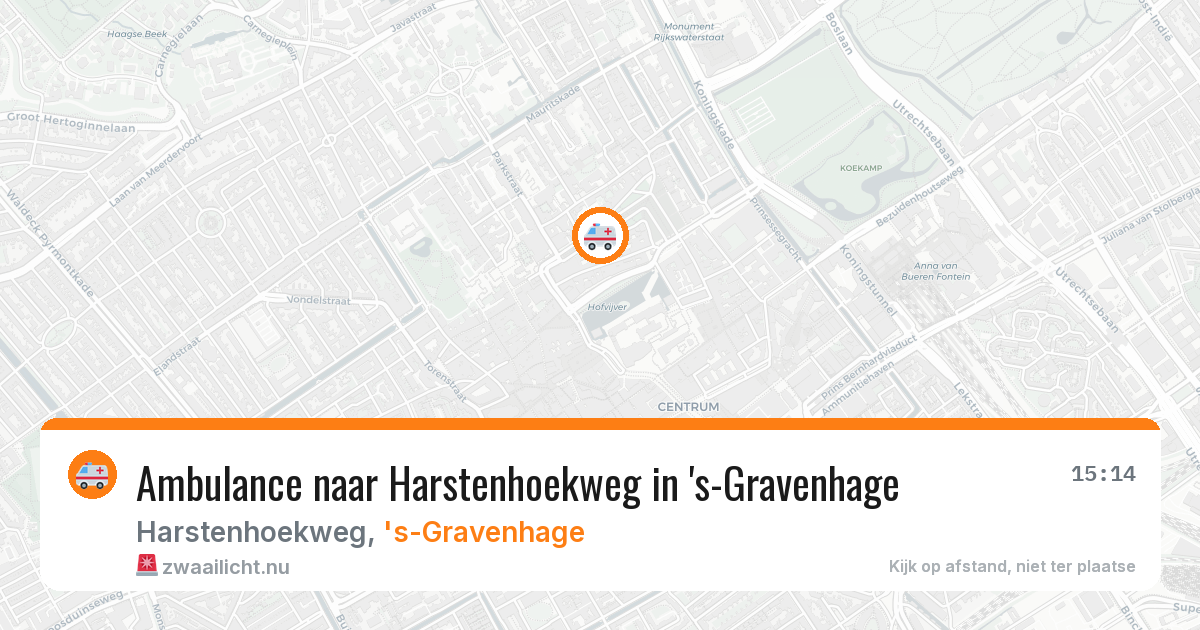Ambulance naar Harstenhoekweg in 's-Gravenhage — 30 jan 2026