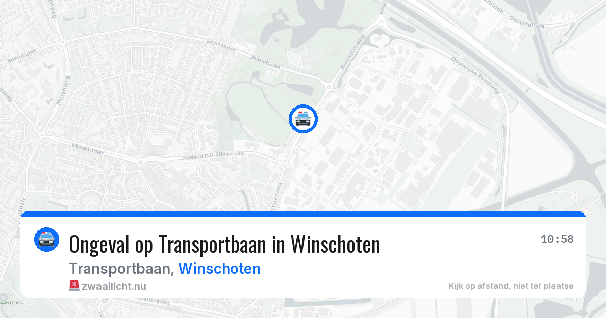 Ongeval op Transportbaan in Winschoten — 23 apr 2026