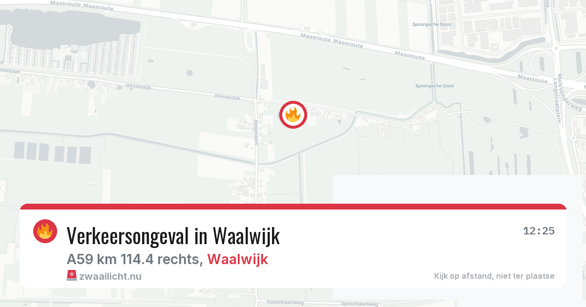 Verkeersongeval in Waalwijk — 10 jul 2026