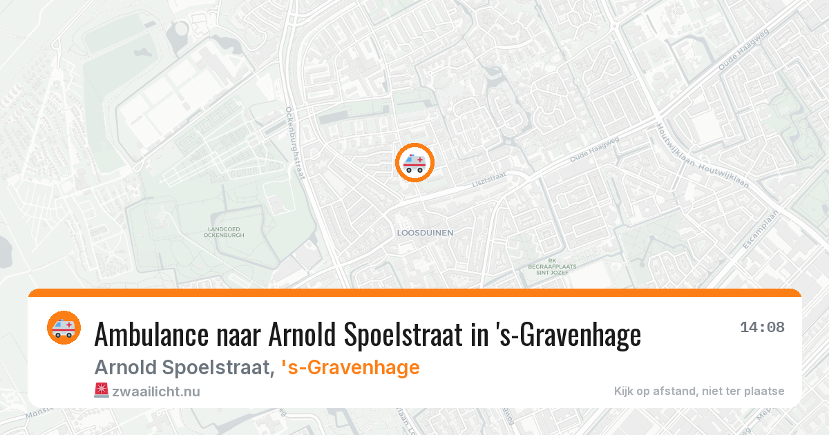 Ambulance naar Arnold Spoelstraat in 's-Gravenhage — 23 jul 2026