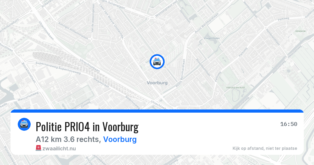 Politie PRIO4 in Voorburg — 4 jun 2026 | 🚨 Zwaailicht.nu
