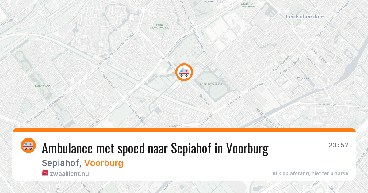 Ambulance met spoed naar Sepiahof in Voorburg — 11 feb 2026