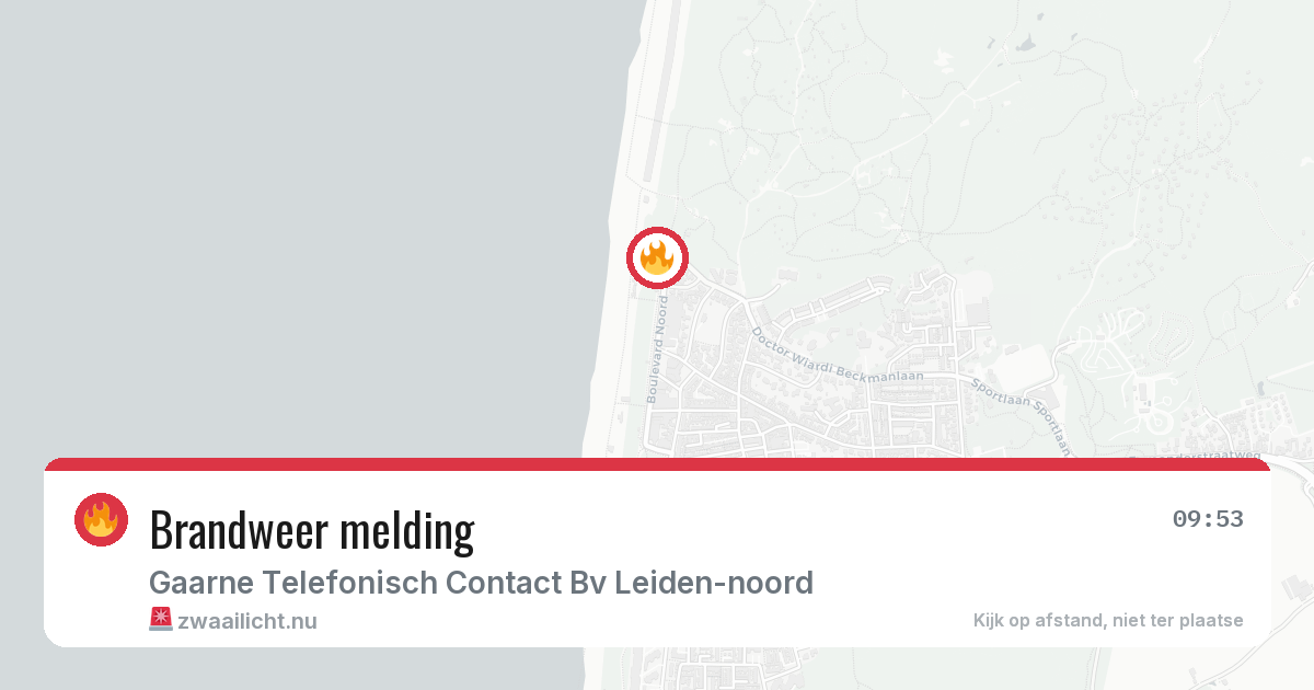 Brandweer melding — 11 jul 2026