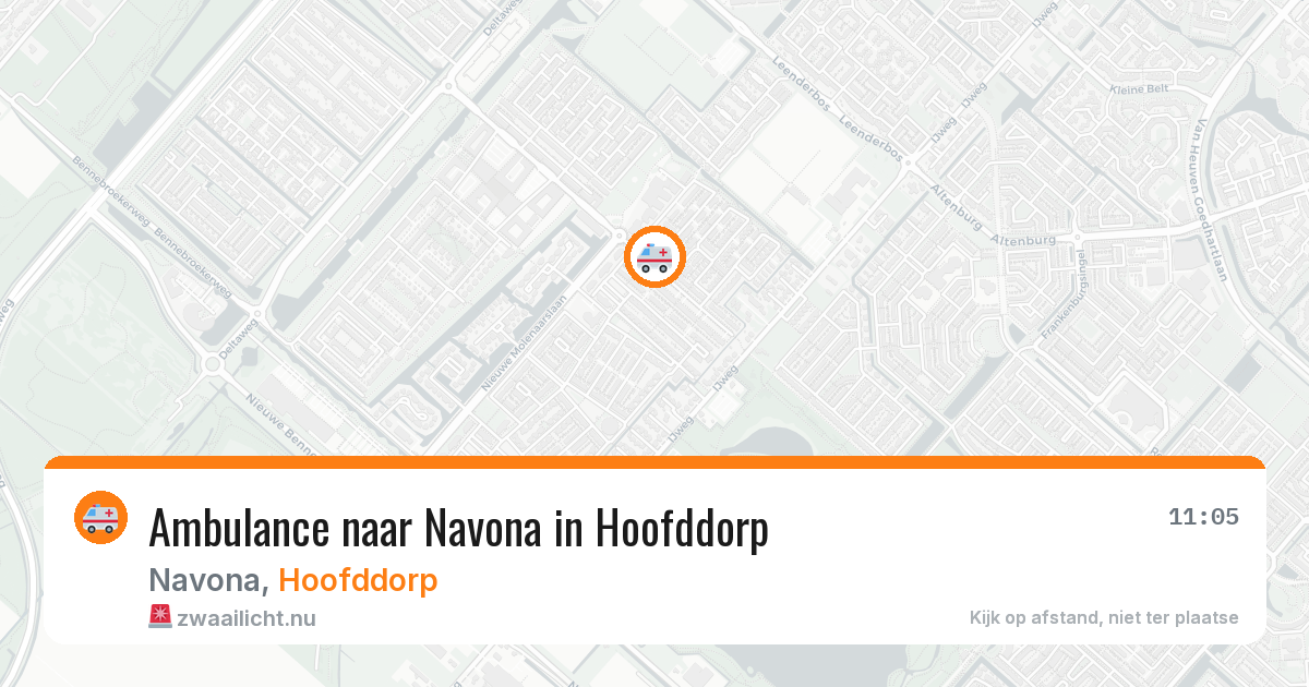 Ambulance naar Navona in Hoofddorp — 12 jul 2026