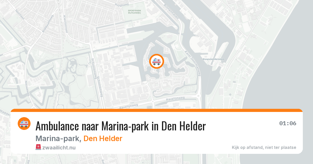 Ambulance naar Marina-park in Den Helder — 24 jul 2026